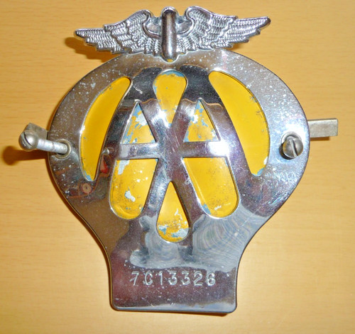 Vintage car badge - vintage,