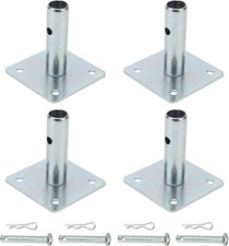 4 PCS Galvanized Scaffold Base