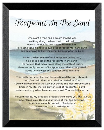 Footprints the sand it - footprints,