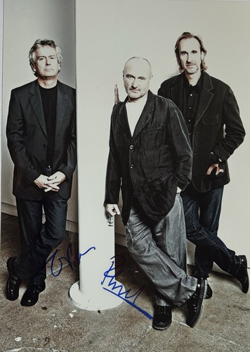 Genesis signed phil - 2x, collins