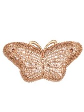 Vintage Rose Gold Butterfly Clutch Bag