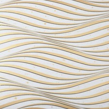 10M Modern Wallpaper Abstract Curves Non woven 3D Effect Living Room Wall Decor,