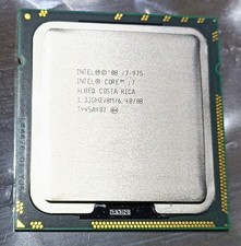 Intel Core i7-975 Extreme Edition 3.33ghz Quad Core Socket LGA1366 CPU SLBEQ