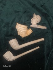 Victorian clay tobacco pipe - clay,