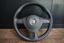 VW Transporter T5 (7HA, 7HH, 7EA steering wheel black 3 spokes 7E0419091D