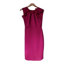 Max Mara Dark Pink Shift Dress Uk 8 See Description  - WEDDING