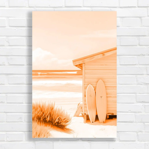 Pastel beach vibes orange - beach,