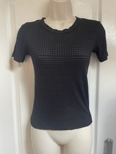 Zara Black T-Shirt - Size S