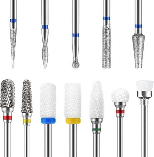 12pcs nail drill bit - drill,