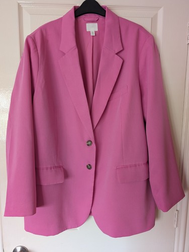 Ladies pink blazer size - , xl