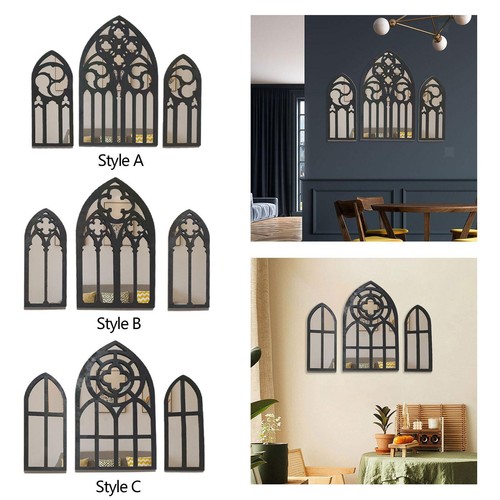 Gothic mirrors wall decor - 3x,