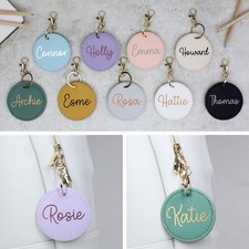Personalised Round PU Leather