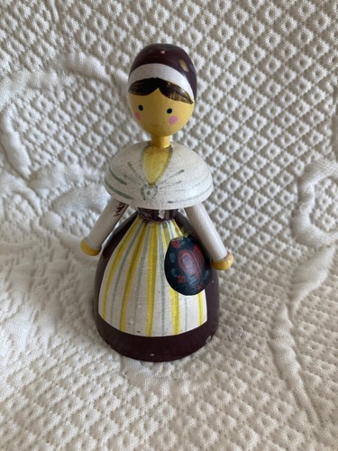 Vintage swedish lady bell - vintage,