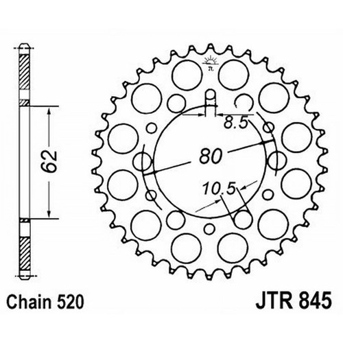 Crown 845 z41 for yamaha - 845,