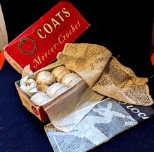 Vintage Coats Chain Mercer Crochet Box Thread Cotton Craft Job Lot(K14)