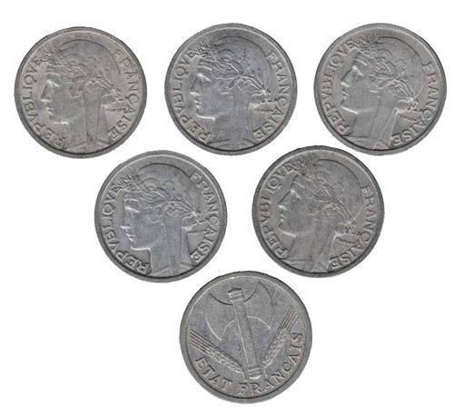 France francs coins bulk - coins,