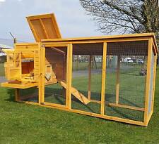 LARGE 8FT COCOON CHICKEN HEN HOUSE COOP POULTRY ARK RUN BRAND NEW 3000WXR 