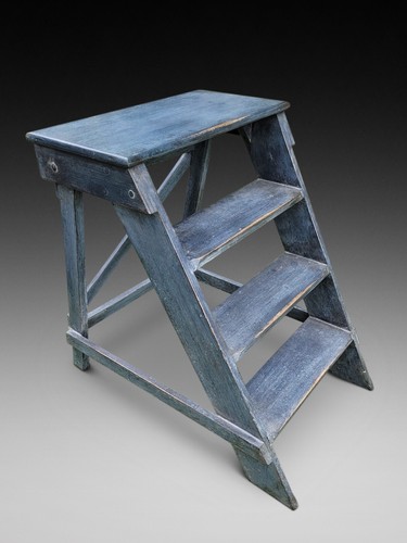 Distressed painted library - distressed,