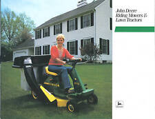 John Deere Riding Mowers Lawn Tractors Sales Brochure A-59 111 116 108 R72 S82 +