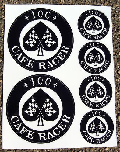 Cafe racer chequered - chequered, 100+