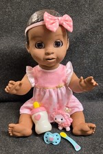 Luvabella Interactive Baby Ethnic Girl Doll with Accessories Works Perfectly