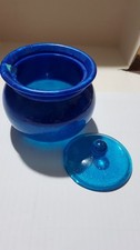 Resin pot cauldron blue - resin,