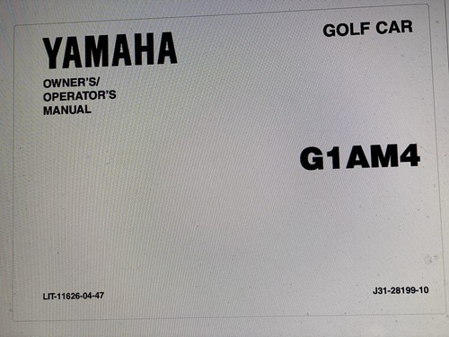 Yamaha golf car - car, user