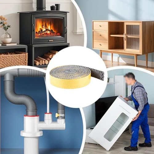 Pellet stove door gasket - door,