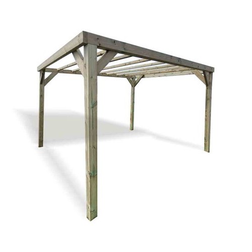 Churnet valley wooden pergola - valley,