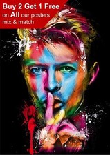 David Bowie Poster Print A5 A4