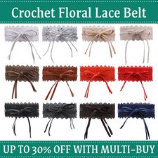 Women's Obi Belt Wide Lace