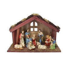 Piece traditional nativity - 11-piece,