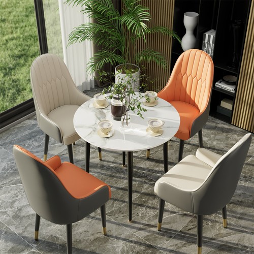 Dining table and chairs marble - chairs,