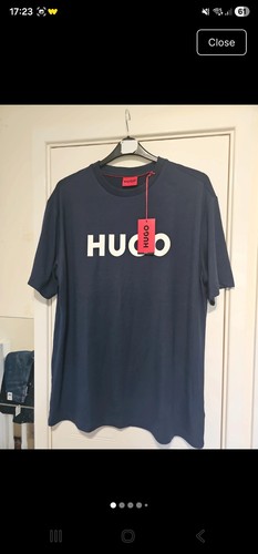 Hugo boss navy blue shirt - navy, t-shirt
