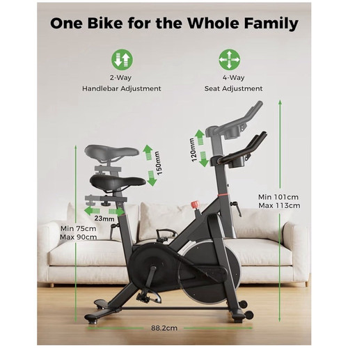 Magnetic exercise bike smart - magnetic,
