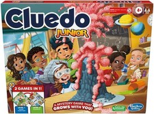 Cluedo Junior Kids 2 in 1 Board Game | New | Family Mystery Game Ages 4++