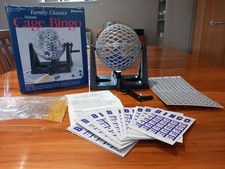 Vintage PRESSMAN Cage Bingo Deluxe Family Classics Complete Roller Cards