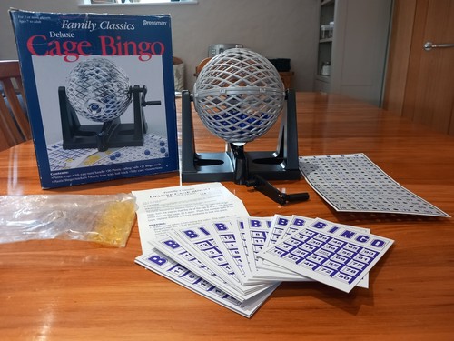 Vintage pressman cage - vintage, bingo