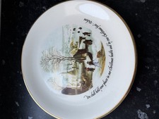 Dickens Christmas Plate by Crown Devon - In very good condition 25cm diameter