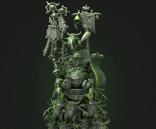 Herald palanquin nurgle - herald,