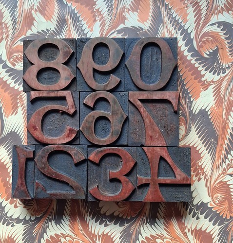 Wooden letterpress printing - wooden,