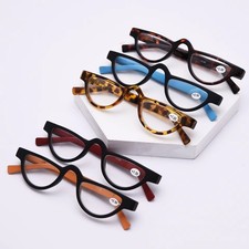 Retro half rim reading glasses - reading,