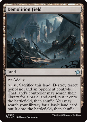 Mtg demolition field - demolition,
