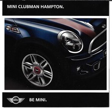 Mini Clubman Hampton Limited Edition 2011 UK Market Sales Brochure
