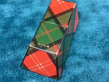 ANTIQUE TARTANWARE NEEDLE CASE