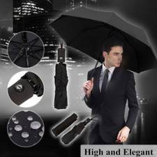 50+ Anti-UV Sun Rain Protection Windproof 3 Folding Umbrella Auto Open Close New