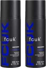 FCUK Men URBAN Deodorising Body Spray 200ml ~ Pack of 2