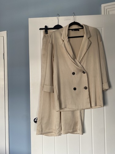 Zara champagne beige satin - champagne,