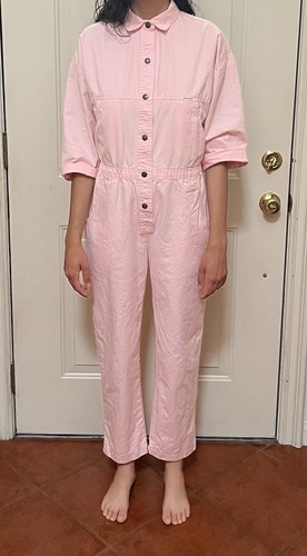 Vtg dreams pink jumpsuit l - jumpsuit,