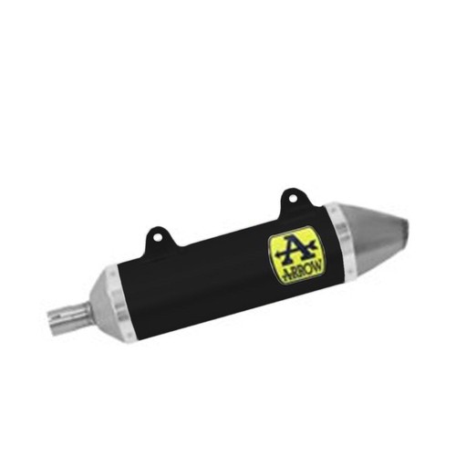 Exhaust arrow aluminium black - arrow,